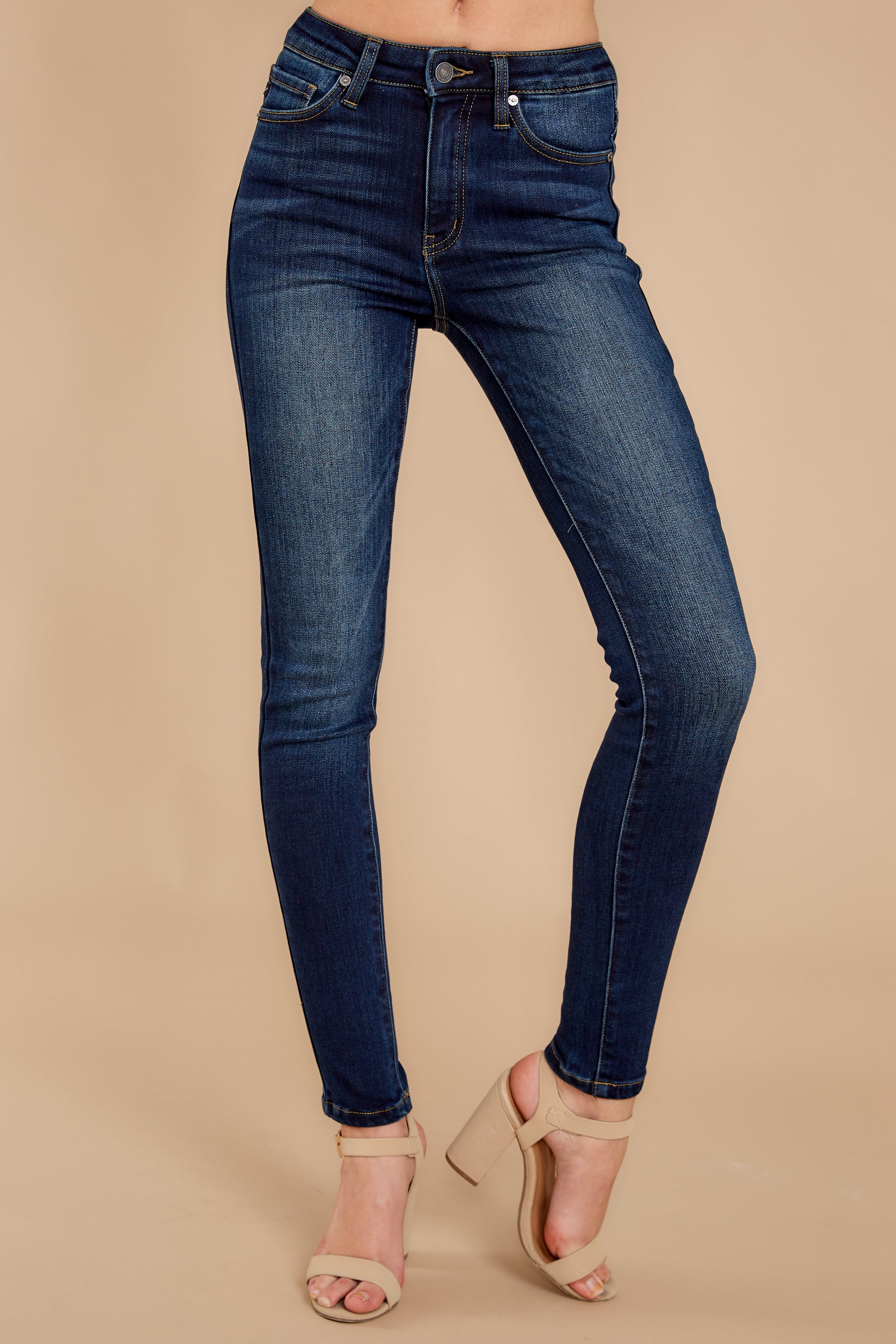 Perfect Aim Dark Wash Skinny Jeans