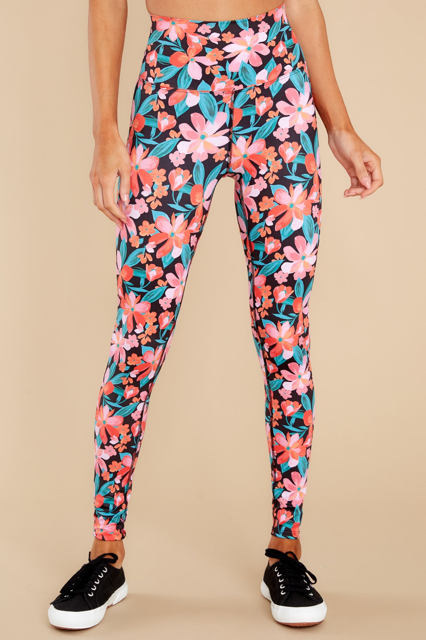 Piper Fiery Plumeria Legging