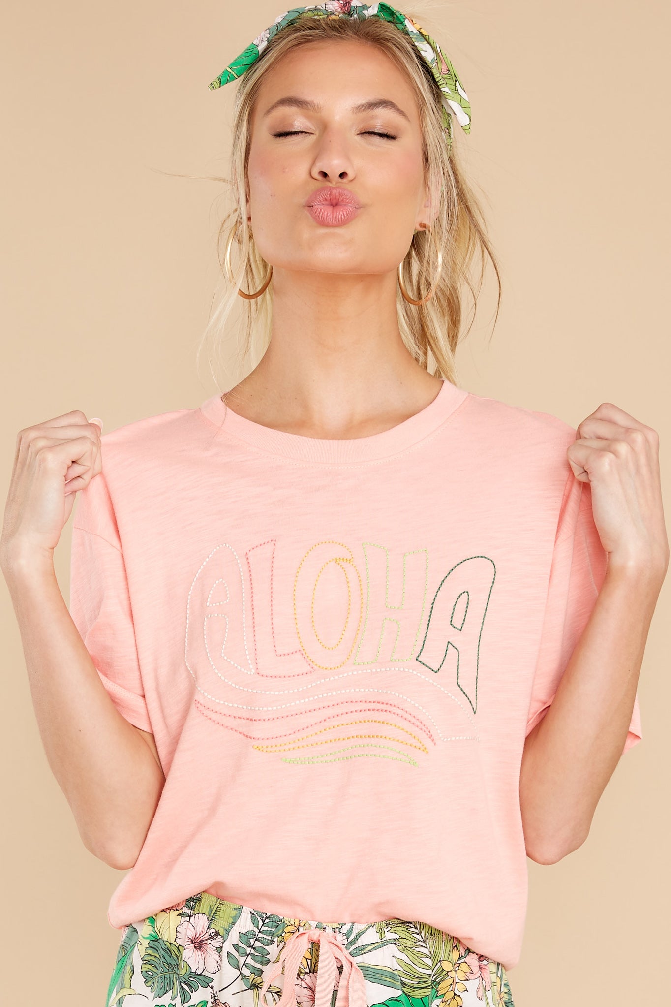 Playful Prints Sherbet Short Sleeve Tee