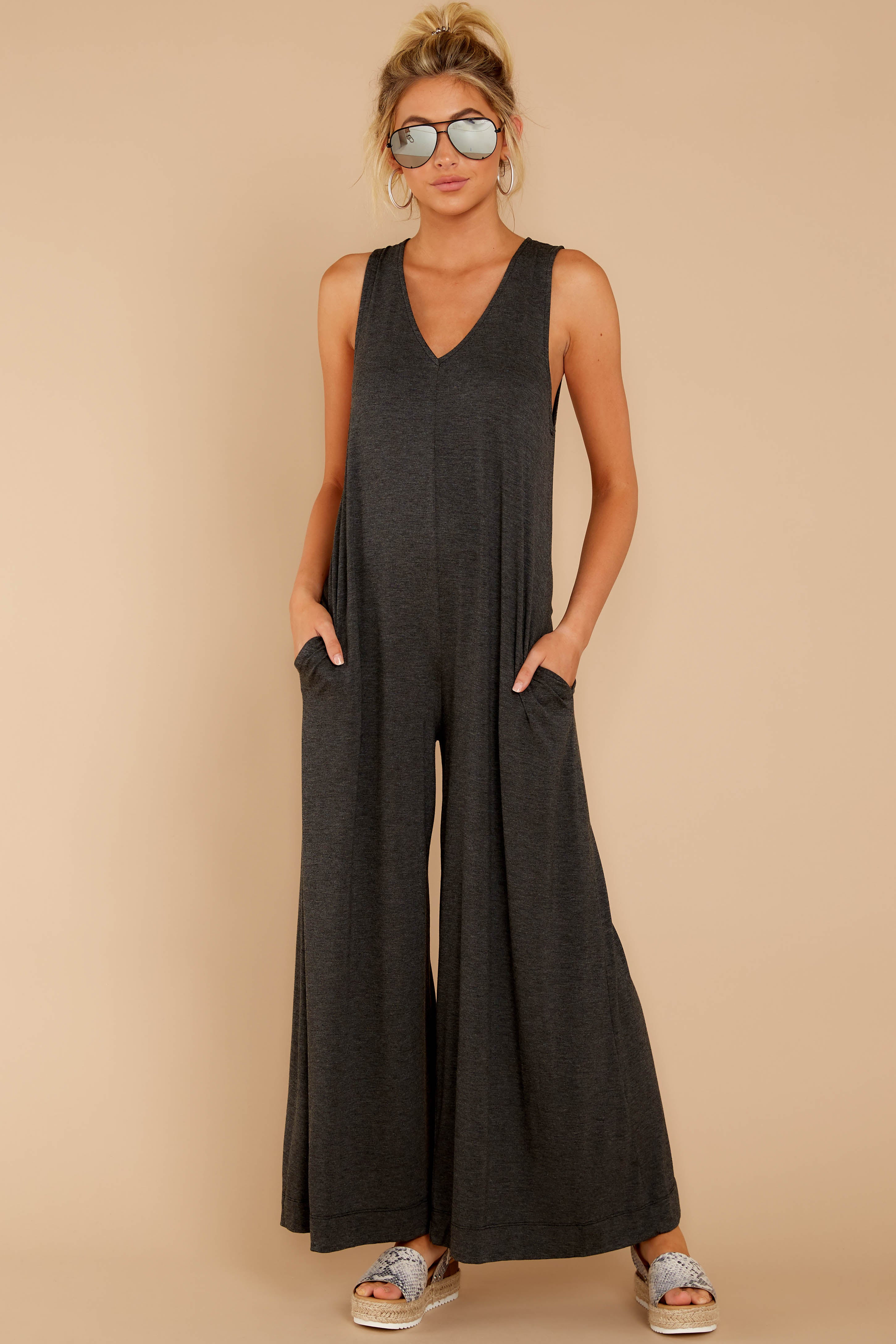 Prima Donna Dark Charcoal Jumpsuit