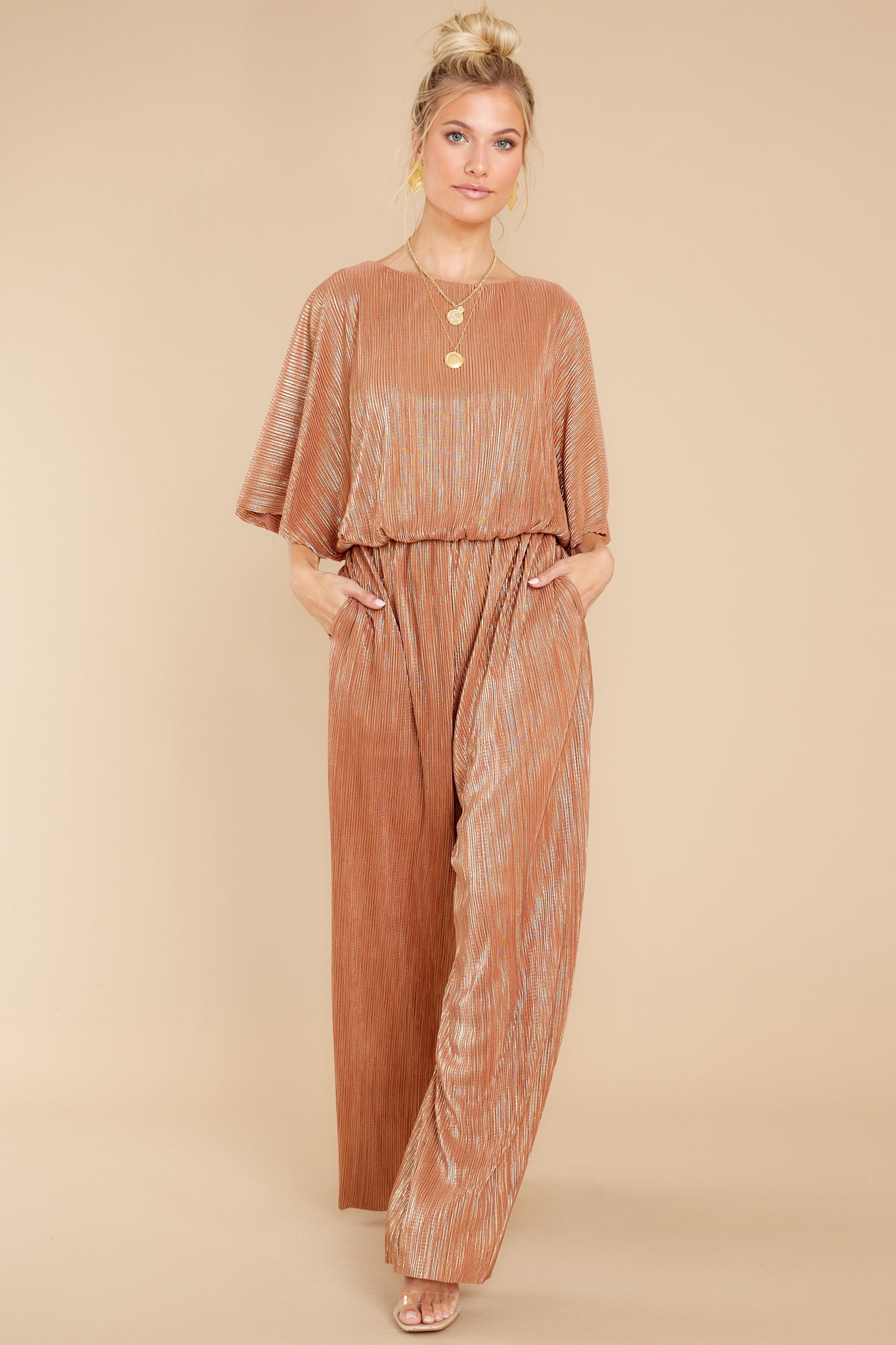 Promise Of Forever Bronze Jumpsuit