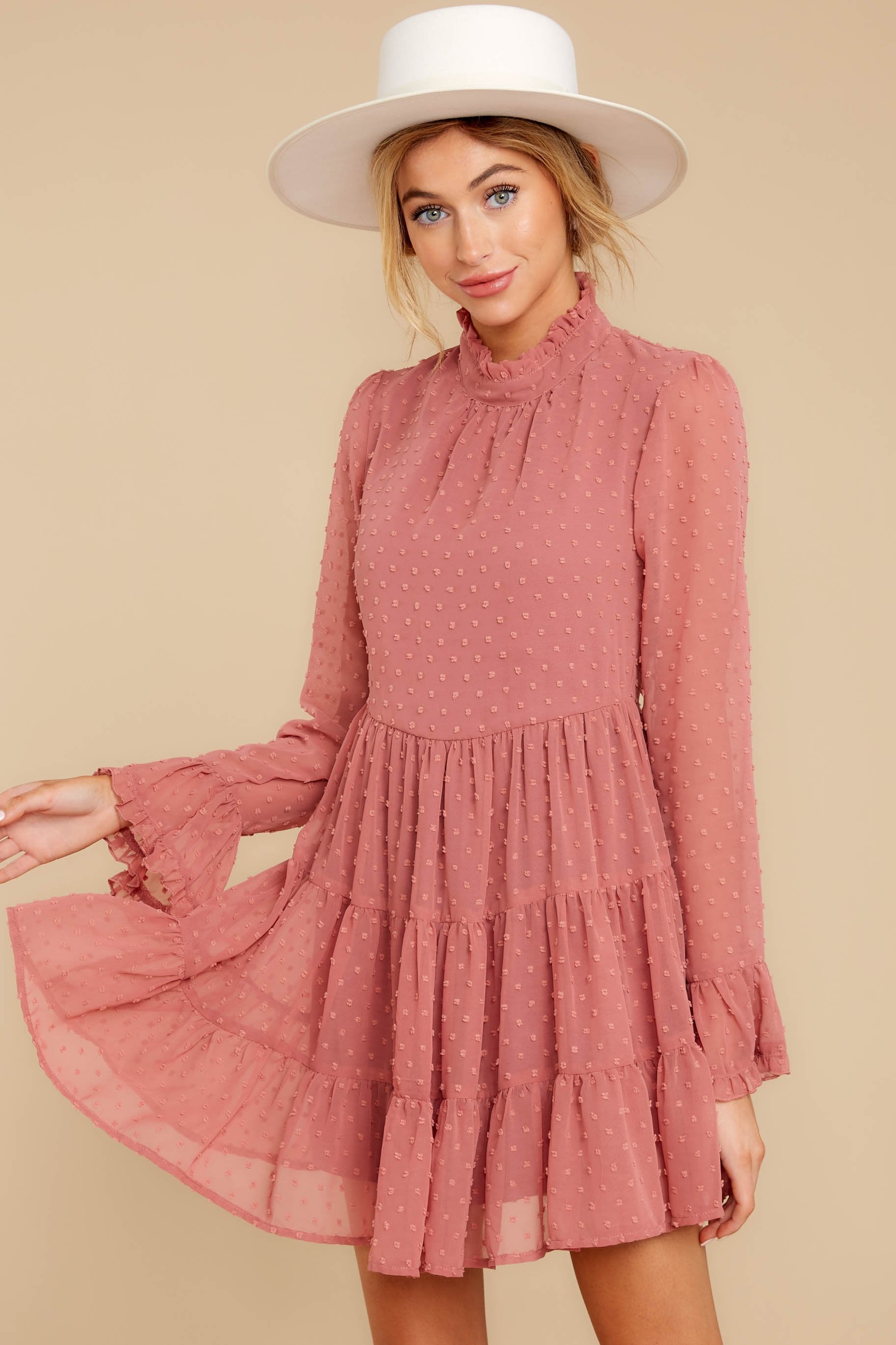 Remember The Romance Rose Pink Dress