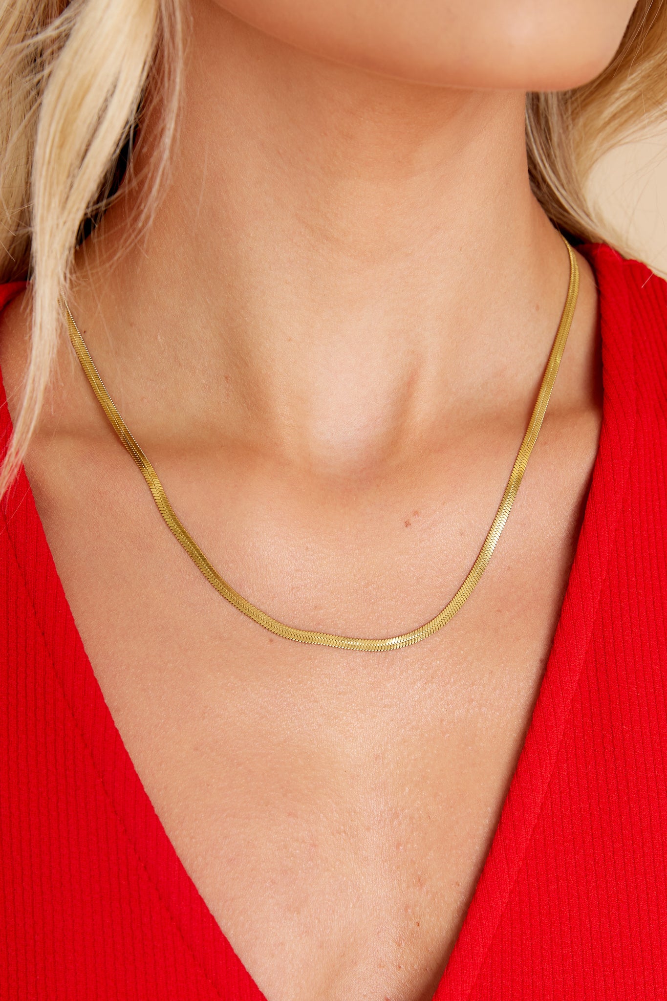 Retro Revival Gold Necklace