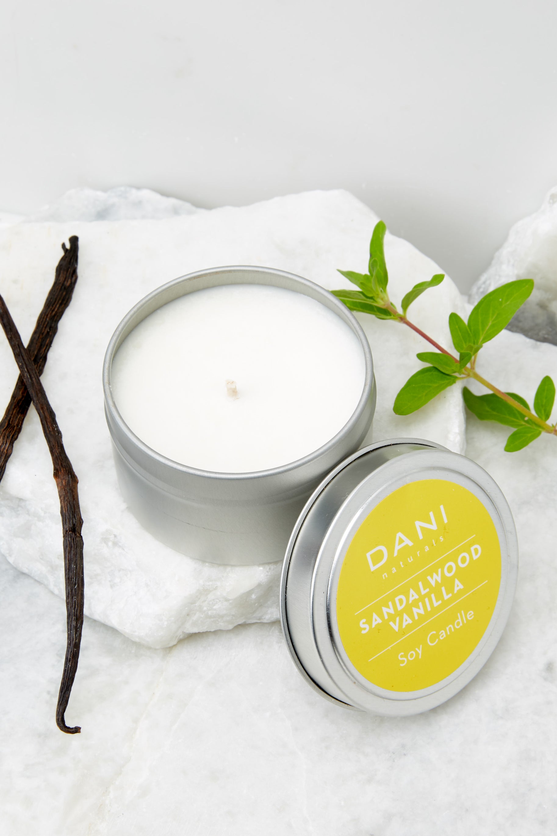 Sandalwood Vanilla Essential Oil Soy Candle