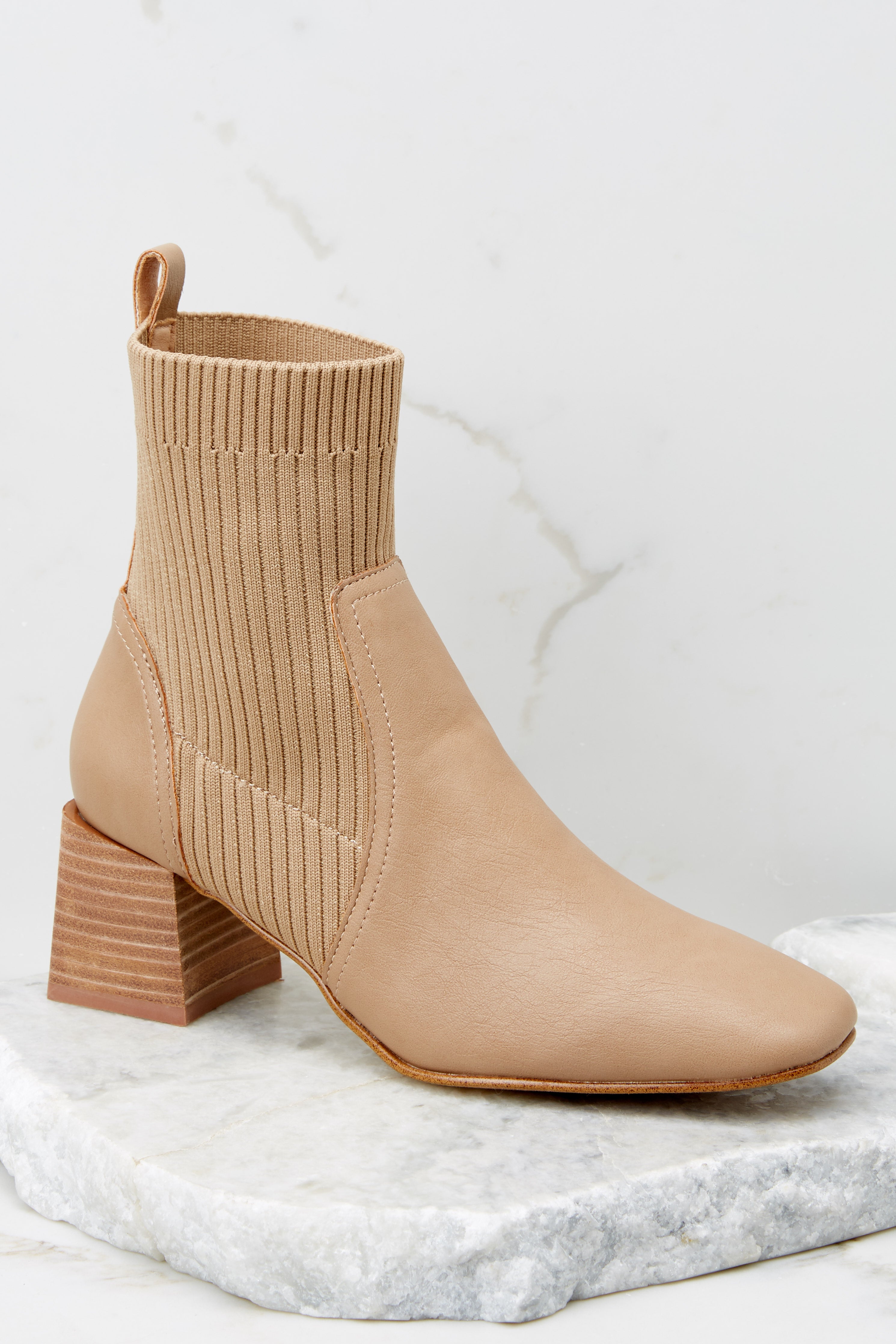 Seal The Deal Tan Ankle Booties
