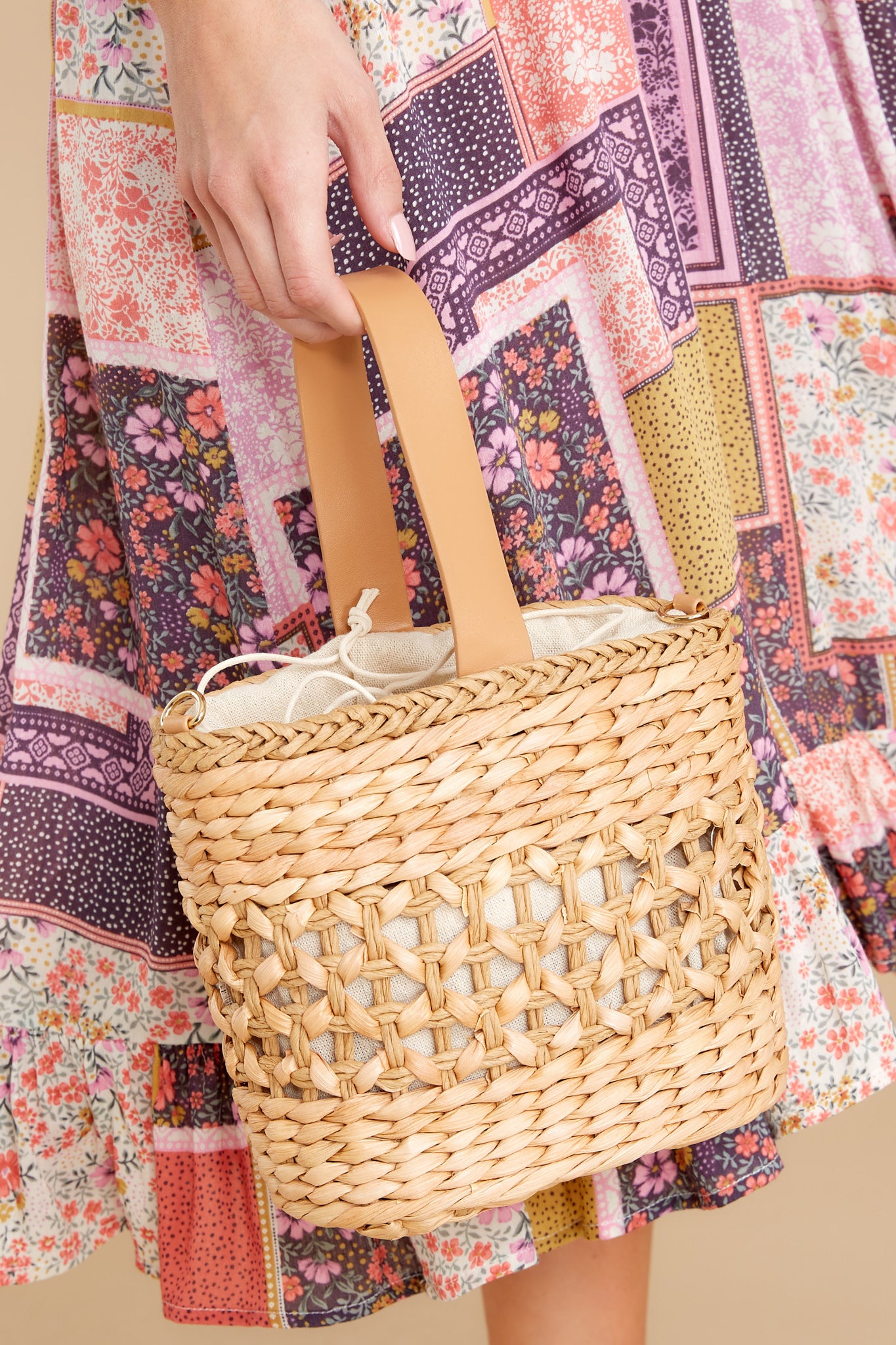 Seeking Sunshine Natural Woven Bag