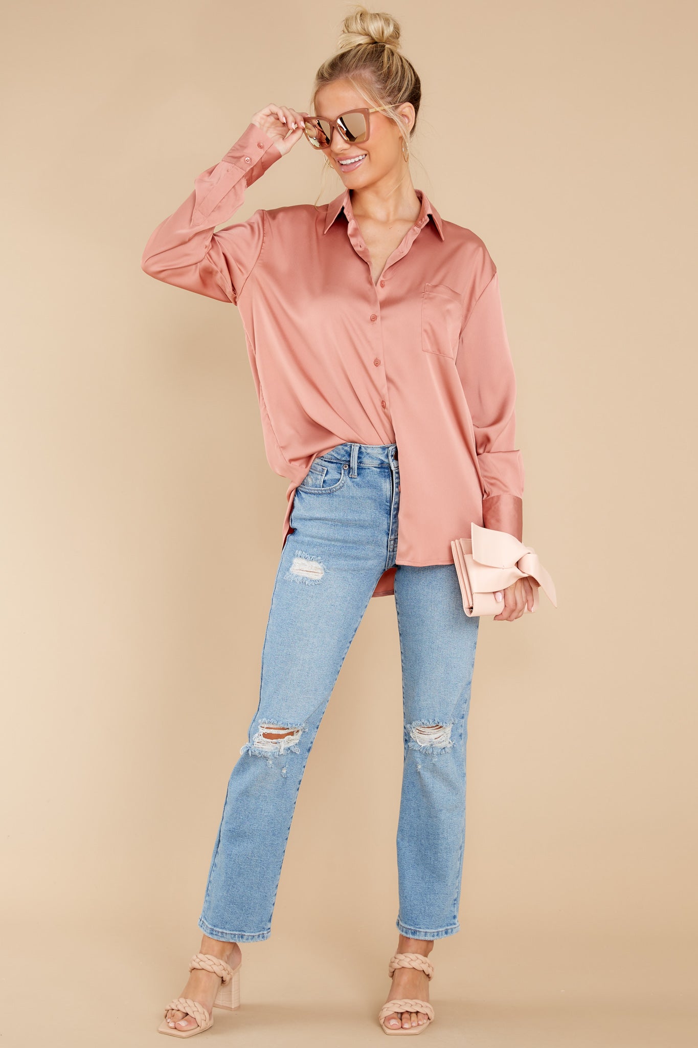 Sense Of Serenity Rose Pink Top